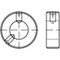 DIN705/553 Stelring met stelschroef kegelpunt met zaaggleuf Roestvaststaal (RVS) A1
